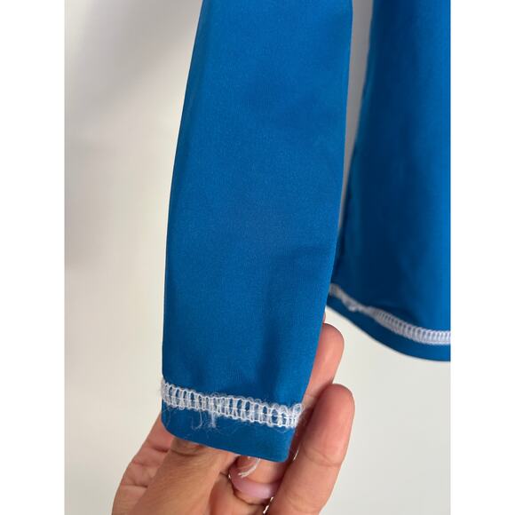 Quiksilver Toddler Boy 5T Long Sleeve Rash Guard Royal Blue - Picture 3 of 9